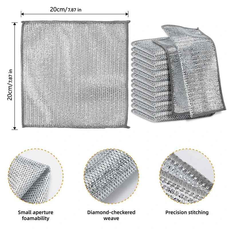 Pack 5 Paños De Limpieza De Aluminio