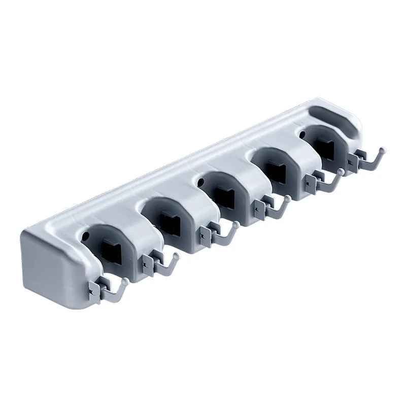 Organizador de pared para escobas y traperos