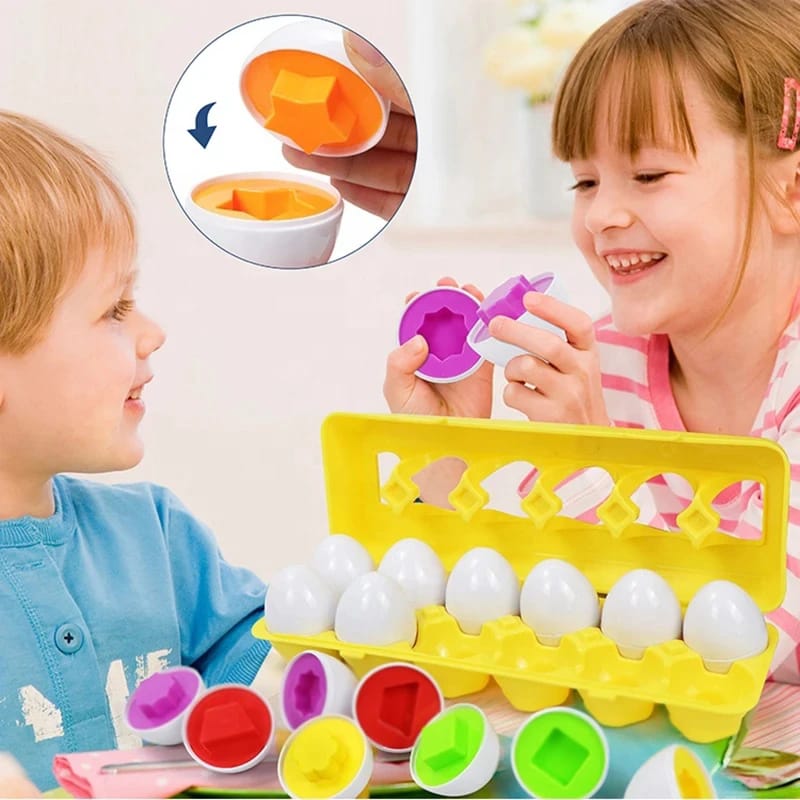 Juego Encaje Huevos Educativos Montessori