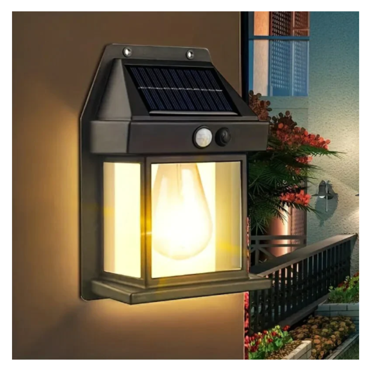 Farol Solar De Pared Para Exteriores + Sensor de movimiento