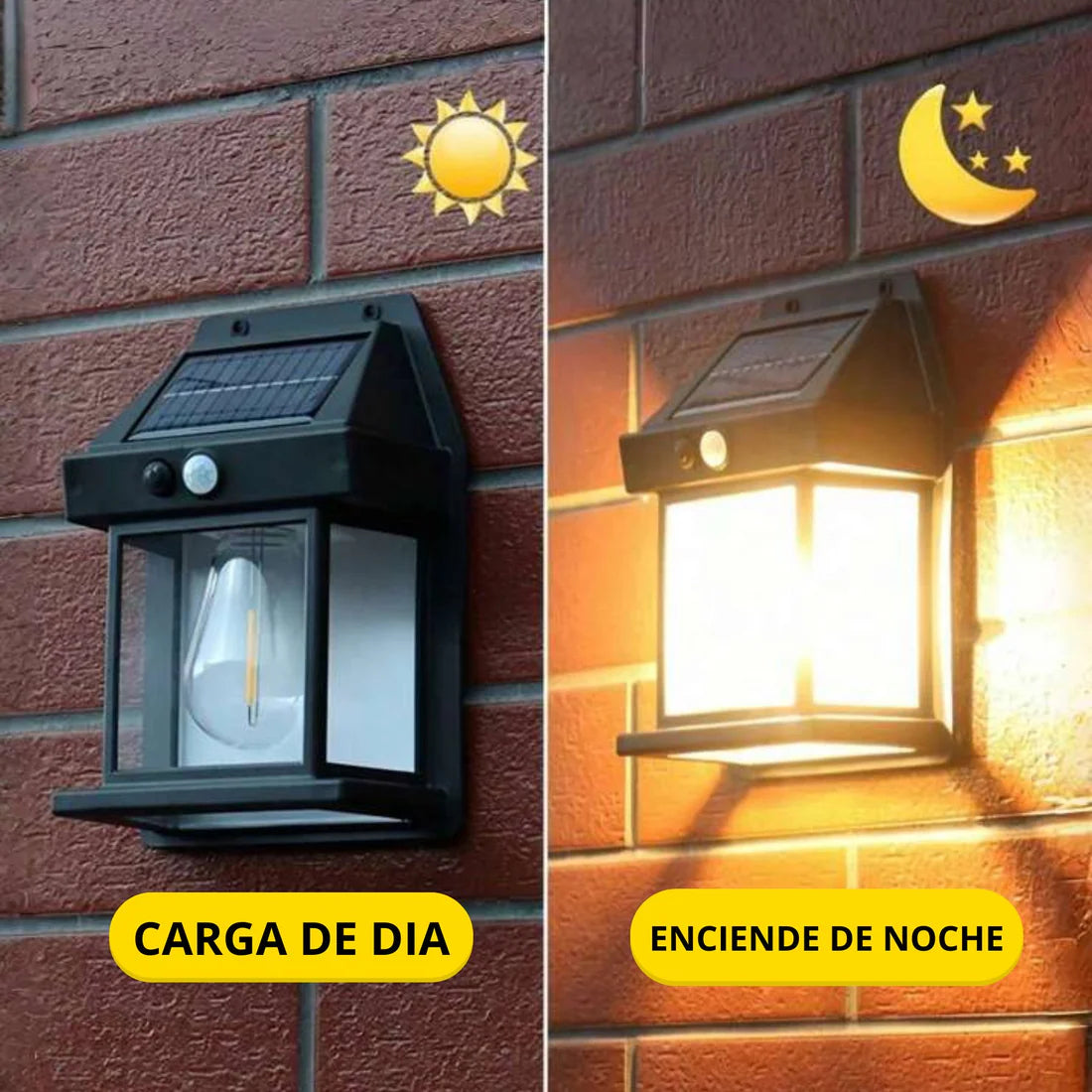 Farol Solar De Pared Para Exteriores + Sensor de movimiento