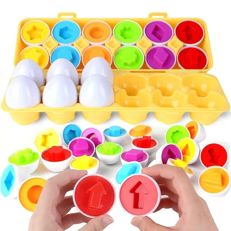 Juego Encaje Huevos Educativos Montessori